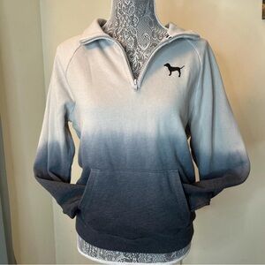 Women's Ombre Half-Zip Sweatshirt